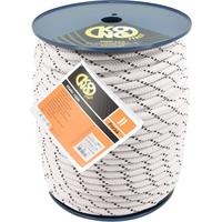 KONG Forza 10 mm halbstatisches Seil auf Spule in weiß – Statikseil für Seilzugang und Arbeiten in der Höhe